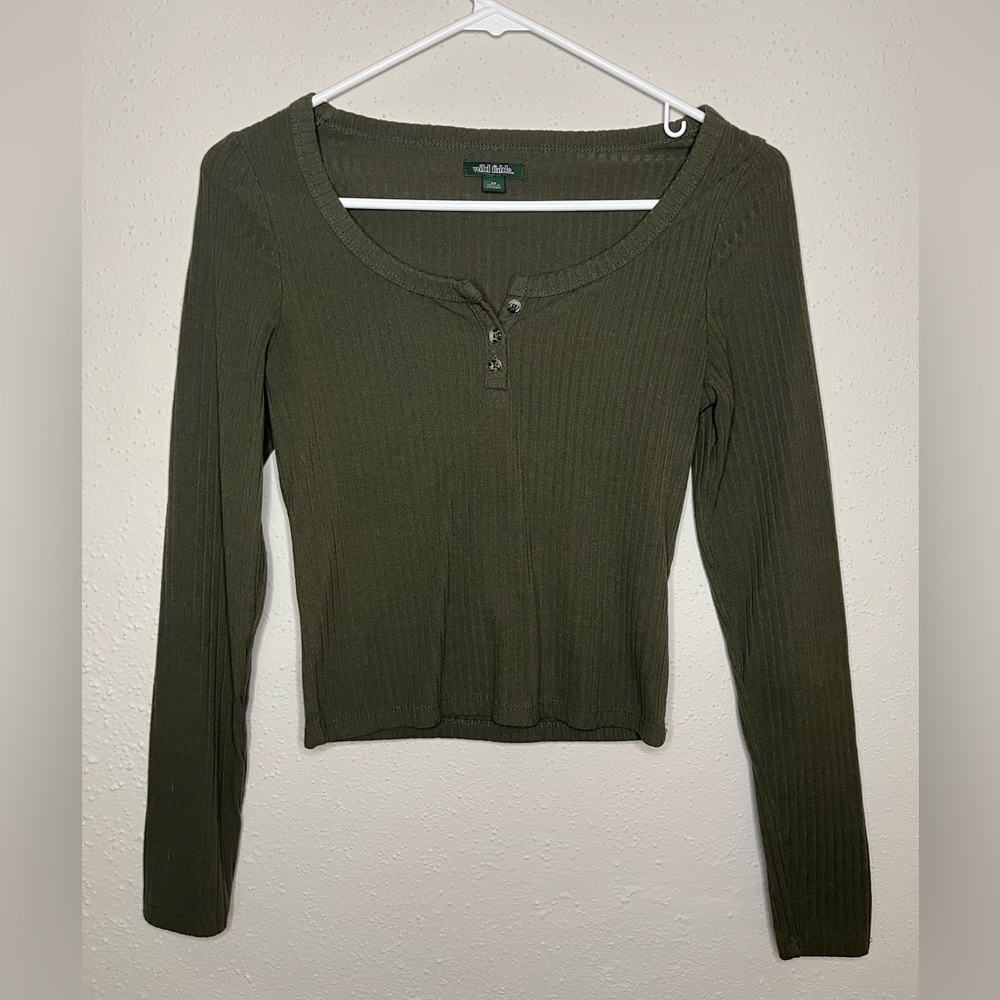 ❤️ Wild fable long sleeve crop top
